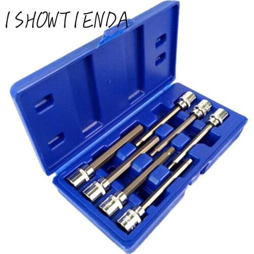 Hex Socket Set 7pcs Extra Long Reach 3/8'' Drive Allen Key Bits Screwdriver Durable, Lasting and easy to use, Lightweight, fast