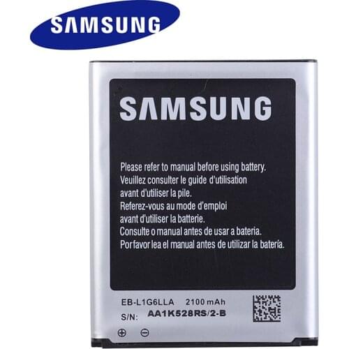 Original Samsung Battery For Samsung Galaxy S3 i9300 i9305 i747 i535 L710 T999 2100mAh EB-L1G6LLU Replacement Battery With NFC