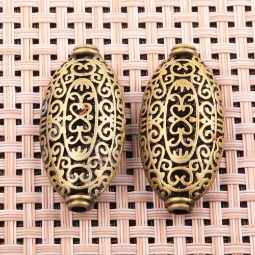 Zinc Alloy Oval Retro Carved Pendant, Charms for Jewelry Making, Classic Fashion DIY Necklace, Bracelet, Anklet Accessories