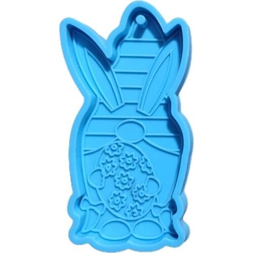 DIY Crafts Jewelry Pendant Casting Tool Epoxy Resin Mold Easter Keychain Silicone Mould