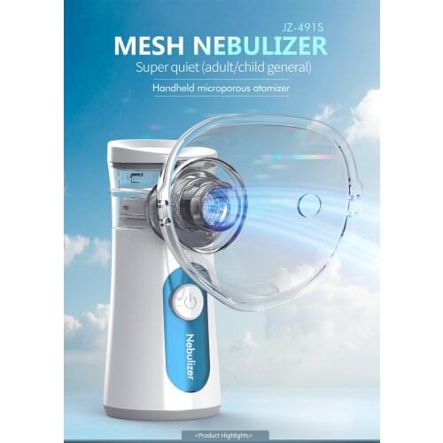 Handheld Mini Portable Nebulizer Handheld Inhaler Nebulizer For Kids Adult Atomizer Nebulizador Medical Asthma Equipment
