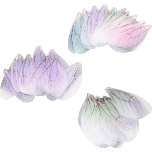 MagiDeal 30Pcs Dragonfly Wing Earring Pendants for DIY Charm Jewelry Finding