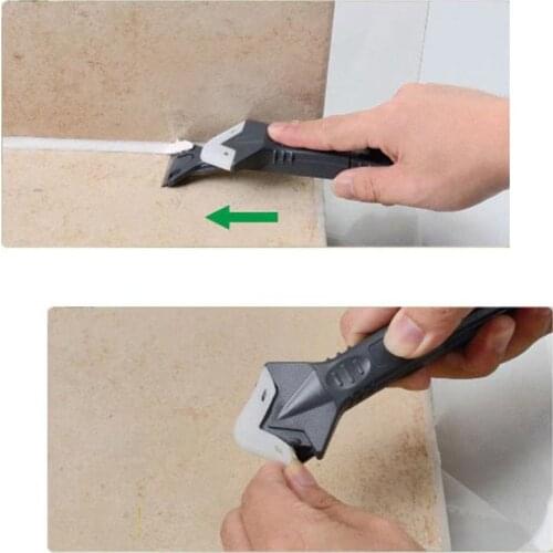 Spatula Glue Scraper Angle Remove Residual Scraping Knife Trimming Edge Seaming Tool Reusable Caulk Finisher Sealant Accessories