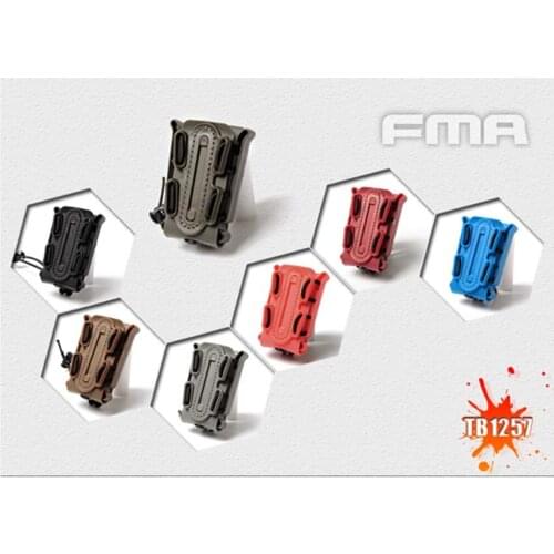 TB1257 New FMA Outdoor Tactical Soft Shell Scorpion Mag Single Clip Magazine Pouch Carrier BK/DE/FG