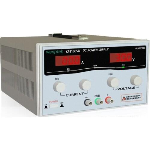 Wanptek KPS1005D High precision High Power LED Dual Display Switching DC power supply 220V 100V/5A High precision