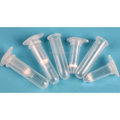 100sets/lot 2ml separation column Plasmid extraction kit Chromatography DNA RAN Extraction nucleic acid purification column