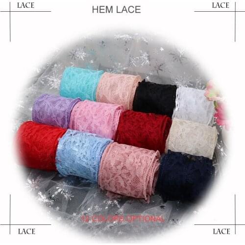 22.5Yards / Roll 5.5CM Lace Ribbons Trimming Gift Packaging Wedding Christmas Party Decorations DIY Bow Craft Lace Ribbon