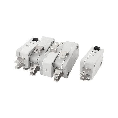 5pcs SPDT 3 Pins Micro Limit Switch 250VAC 16A for Rice Cooker KW7-0