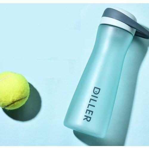 500 600ML Tritan Transparent Fitness Outdoor Sports Water Bottle Portable Grind Arenaceous Direct Drinking Plastic Cup Drinkware