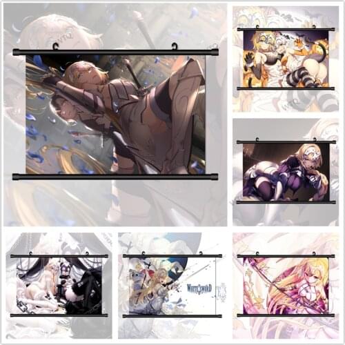 WTQ Anime Posters Fate Grand Order Jeanne Alter Anime Manga Canvas Painting Wall Decor Wall Art Picture Room Decor Home Decor