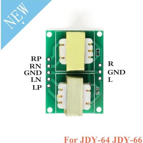 Audio Differential to Single-ended Module Differential to Single-ended for JDY-64 JDY-66 4-wire Input 3-wire Output