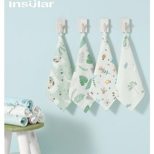 Insular Childrens Towel Pure Cotton Face Washing Household Gauze Towel Baby Saliva Towel Bath Towel Super Soft Four Seasons