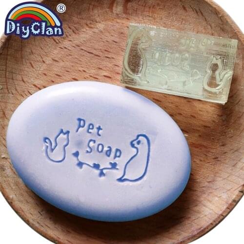 Pet style handmade resin soap stamp custom DIY new resin Soap printed pattern The bird soap chapter Z0017DW