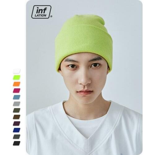 INFLATION Men Women SkullCap Hats Ski Caps 12 Colors Beanies 280CI2020