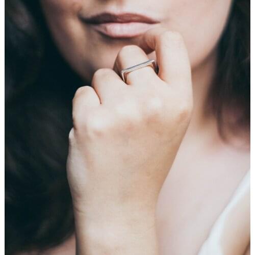 JUJIE Women's Silver Rings