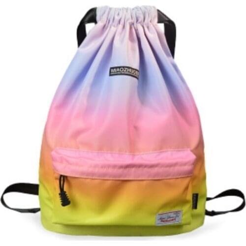 Bag Summer Waterproof Gym Bag Sports Bag Travel Drawstring Bag Outdoor Bag Backpacks for Training Swimming Fitness Bags Softback
