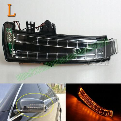 Left Side Mirror Turn Signal Light for Mercedes W204 W212 W221 C230 CL500 E300 Car Light 1pcs