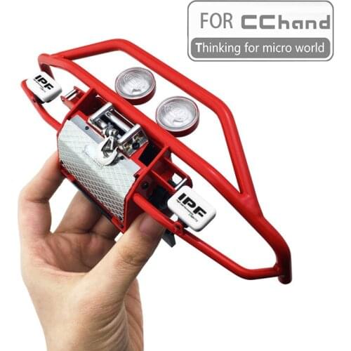 "Hermit Crabs metal front bumper rc car toys for CChand RC4WD 1/10 TF2 Mojave rc car parts(without winch)