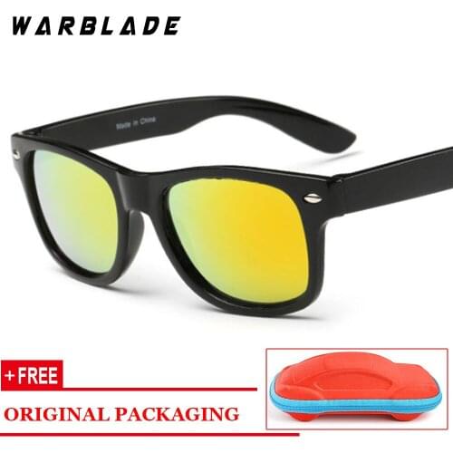 2018 Fashion Kids Sunglasses Children Sun Glasses Anti-uv Baby Vintage Eyeglasses Girl Cool UV400 oculos de sol with case