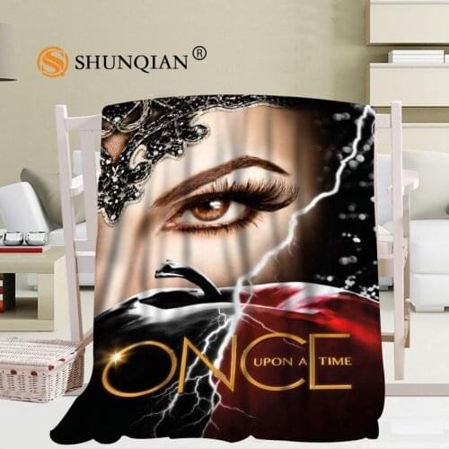 New Arrival Custom Obce Upon A Time Blanket Sofa New Blanket Portable Soft Blanket Bed Plane Travel Adult Home Blanket