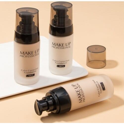 LAIKOU Foundation Makeup Base Serum Face Foundation Concealer Whitening Moisturizer Oil-control Waterproof Maquiagem 40g