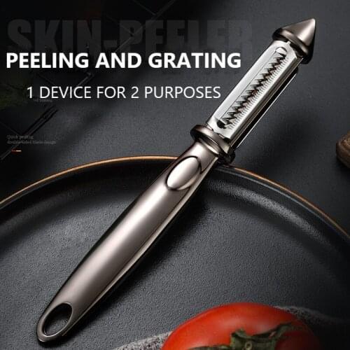Apple Peelers Fruit 3In1Vegetables Peeler Crusher Grater Cutter Knife Potato Peeler Stainless Steel Carrot Slicer Kitchen Tools