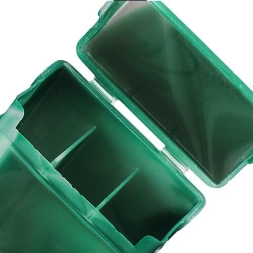 Portable Cigarette Case With Compartments Plastic Cigarette Case Box Waterproof Cigarette Storage Box Holder Random Delightful