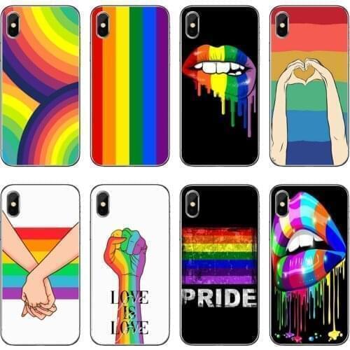 LGBT Rainbow Pattern Silicone Phone Case For Xiaomi Redmi 9T 9C 9A 7 7A K20 6 6A S2 Redmi Note 9S 9T 9 8 8T 7 6 5A Pro