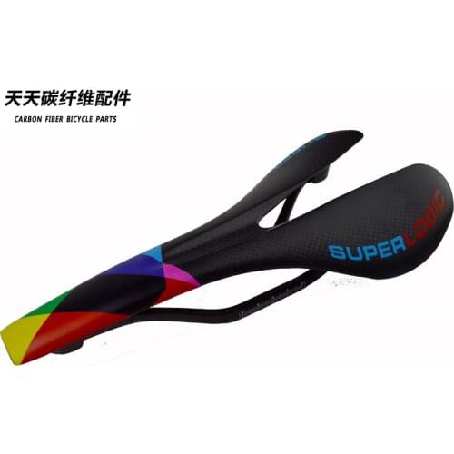 New arrival Full carbon superlogic bicycle saddle disassemblability cushion bike accessories cycling parts 3k finish 275*143