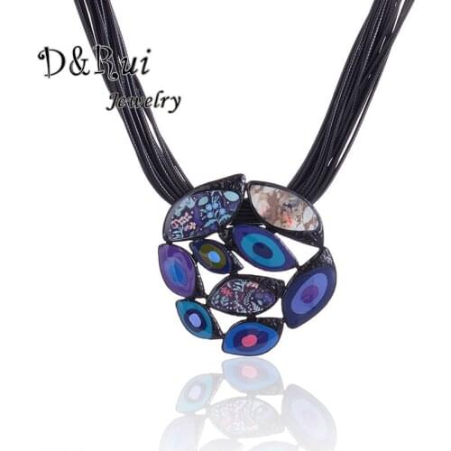 2019 New Enamel Necklace Classic Clothes Accessories Wedding Jewelry Bride Geometric Trendy Women Choker Necklaces New Design