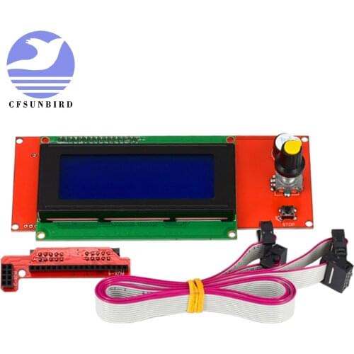 LCD2004 display 3D printer lcd screen reprap lcds module reprapdiscount smart controller compatible Ramps1.4 2004 LCD Panel