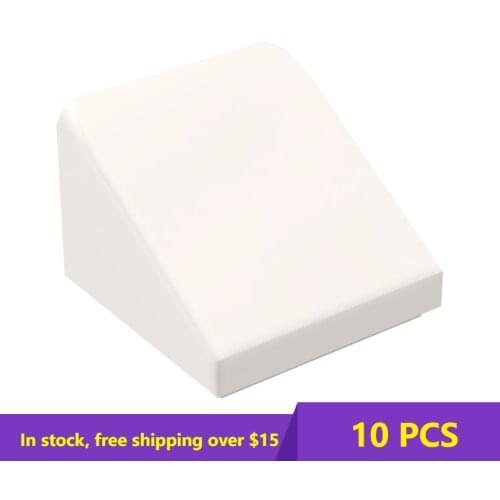 10PCS MOC Bricks Slope 30 1x1x2/3 brick high-tech Changeover Catch For Building Blocks Parts DIY Educational C