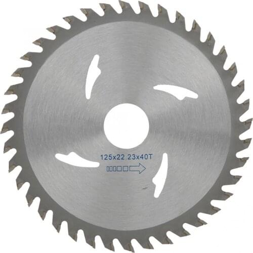 115mm/125mm Circular Saw Blade 40T Cemented Carbide Woodworking Rotary Cutting Disc Wheel For Wood Granite Marble Tile Concrete