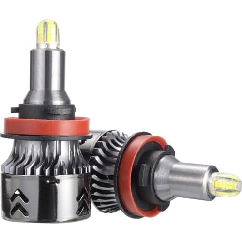2pcs 9-36V 8 Side 110W 30000LM H8 H9 H11 Car Canbus LED Headlight Lamp 6000K White Head Light For Auto Truck SUV RV Parts
