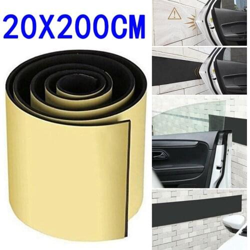 Sticker Garage Rubber Wall Guard Rubber Plastic Cotton Safety Surface Design 200x20cm