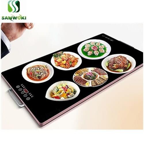 220v Hot Plate Food Warmer Heating Plate Food Insulation Board Household Heating Warm Dish Board vegetable warmer plate