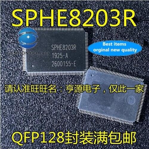 5PCS SPHE8203 SPHE8203R SPHE8203R-A QFP128 DVD decoder chip in stock 100% new and original