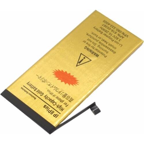 5pcs /lot 4250mAh 0 zero cycle Replacement Li-Polymer Gold Battery For iPhone 8Plus 8+ 8 Plus Accumulator Batteries