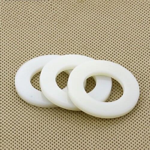 50PCS-M4*1.0*8/9/10/15 Nylon Gasket / Plastic Gasket / Plastic Washer / Poly Nylon Washer / Insulated Flat Pad