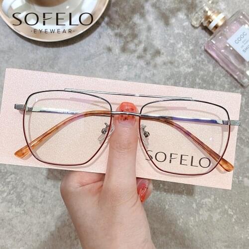Aviation Big Prescription Glasses Men Optical Bifocal Progressive Eyeglasses Women Custom Multifocal Myopia Hyperopia Spectacles