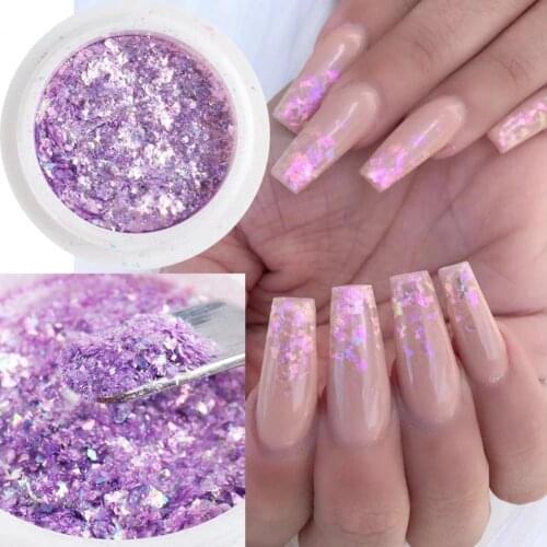 Nail Glitters Delicate Texture Multi-use Nair Art Fashion Nail Glitters Decoration for Nail Salon