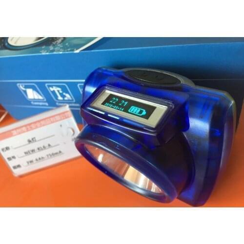 2 Pieces Battery Capacity 6200MAH 3W Explosion-Proof Headlamp Mining Cap Lamp New-Kl6 searchlight+ IP68 Waterproof