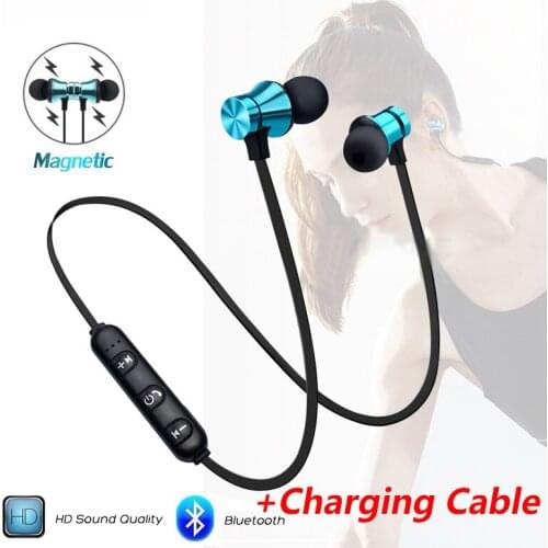 Magnetic XT11 Wireless bluetooth Earphone music headset Phone Neckband sport Earbuds Earphone with Mic For iPhone Samsung Xiaomi