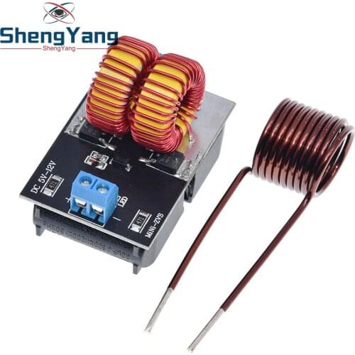 DC 5-12V Mini ZVS Low Voltage Induction Heating Power Supply Module Induction Heating board for induction Heating with Coil