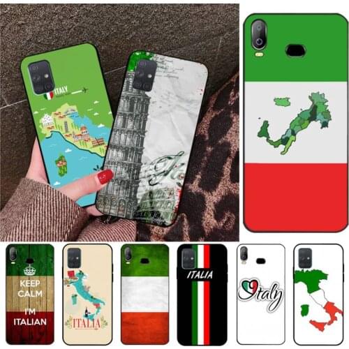 Italy National Flag It Eagle Map Banner Phone Cover For Samsung Galaxy A01 A11 A31 A81 A10 A20 A30 A40 A50 A70 A80 A71 A91 A51