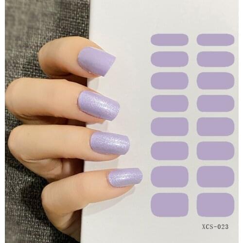 1Pc Nail Decal And Sticker Colorful Color Solid Color Green Red Yellow Purple Simple Summer DIY Slider For Manicu Nail Stickers