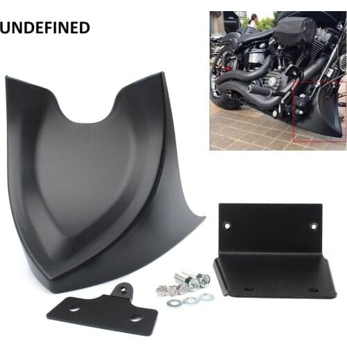 For Harley Sportster XL 48 883 1200 Forty-Eight Motorcycle Chin Lower Front Spoiler Air Dam Fairing Cover Black 2004-2018