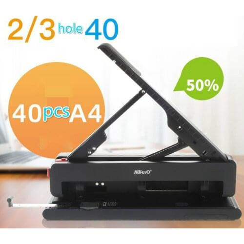 2021 New Heavy Hole Puncher Offices School Supplies Diy Paper Cutter Loose Leaf Scrapbooking Punchers Binding Hole Punch