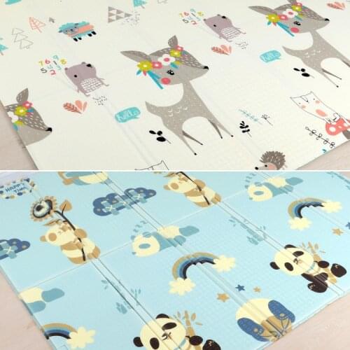 Foam Carpet Child Baby Play Mat 1CM Thick Child Room Decor Home Foldable Toddler Crawling Pad Kids Rug Game Puzzle Games Toys