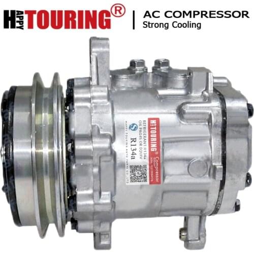 SD7B10 A/C Compressor for John Deere Komatsu Hitachi Excavators KHR3536 4615804 22L-979-2200 22L-979-2211 7189 7199